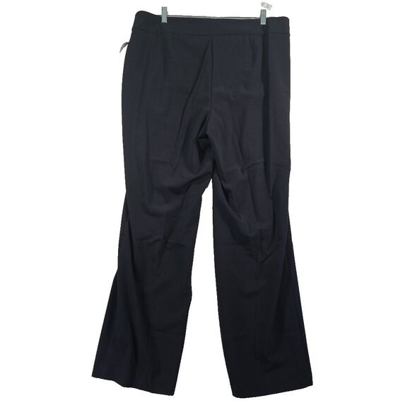 Counterparts Pull On Straight Pants Women's size 18 W 33" inseam Navy NWT - Picture 2 of 9